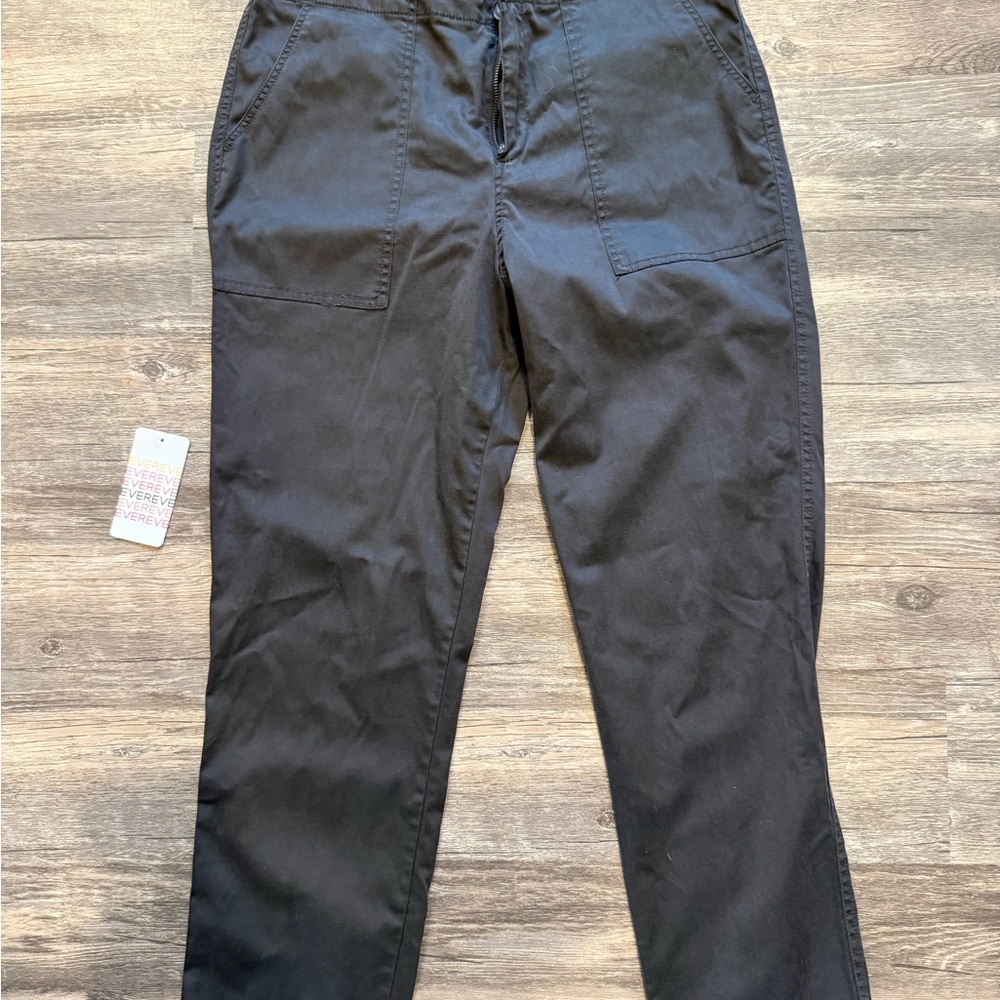 Evereve willow & clay dark grey pants nwt